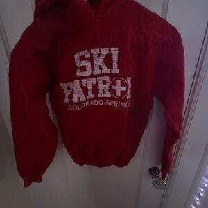 Ski Patrol Red Hoodie